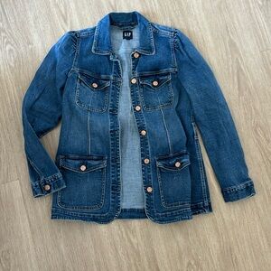 Gap Jean jacket. Longer style. XS